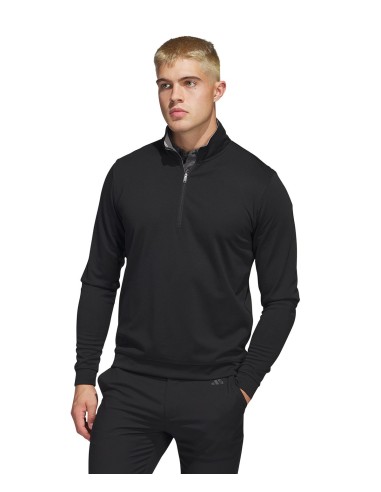 A-AD118-Sweatshirt sophistiqué quart de zip